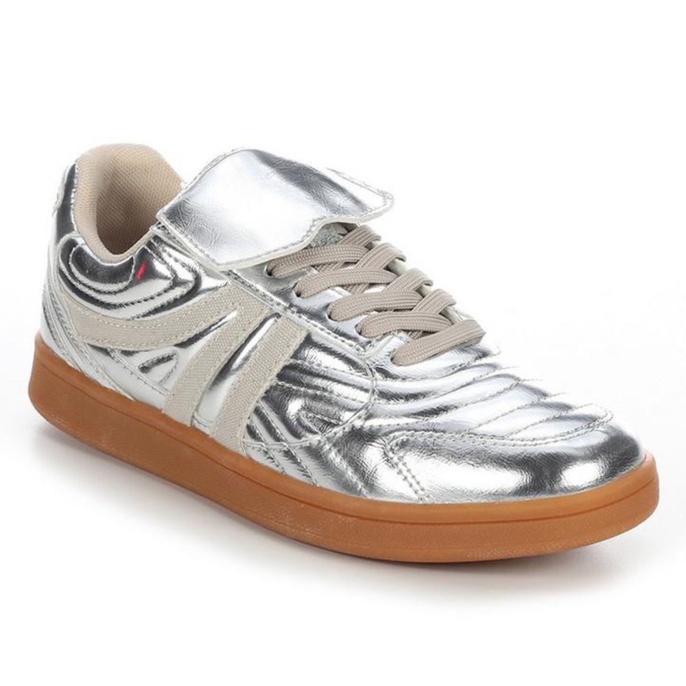 STEVE MADDEN | Madrid Sneaker - Metallic Silver